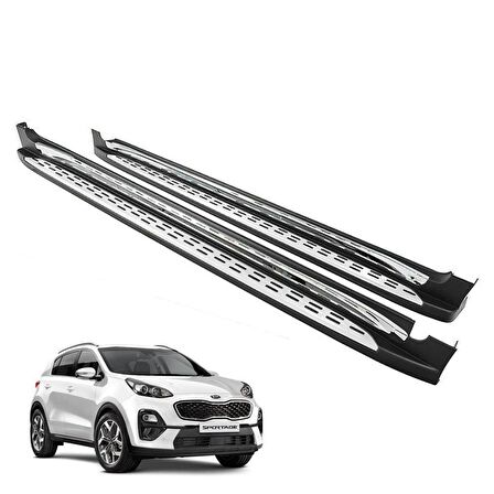 Kia sportage yan basamak koruma marşbiyel 2016+ krom detaylı