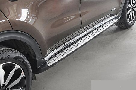 Kia sportage yan basamak koruma marşbiyel 2016+ krom detaylı