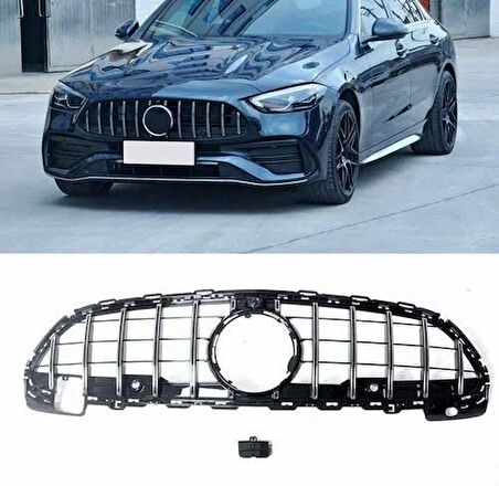 AUTOGP  Mercedes w206 gtr ön panjur ızgara seti krom 2020+ c serisi