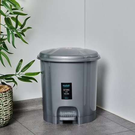 motek elit pedallı i̇ç kovalı çöp kovası - 12 lt