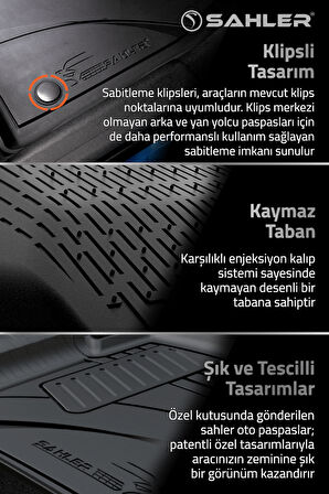 Volkswagen ID.3 2019+ Uyumlu SAHLER Araca Özel 4.5D Havuzlu Oto Paspas - ID.3