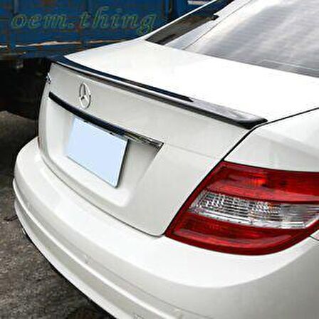 Mercedes w204 bagaj üstü spoiler pianoblack boyalı c63 2007 / 2014