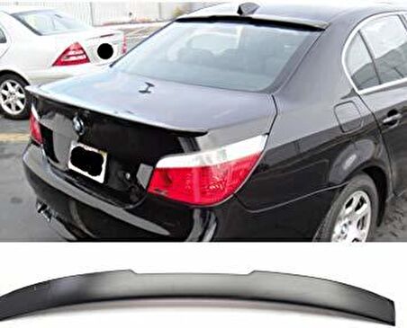 Bmw E60 cam üstü spoiler pianoblack boyalı 2003 / 2009