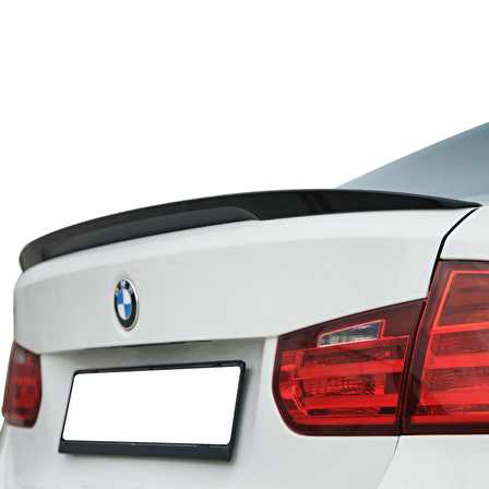 Bmw F30 bagaj üstü spoiler pianoblack boyalı m-performance