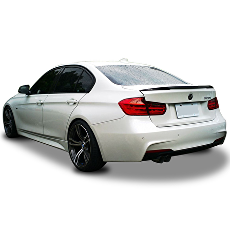 Bmw F30 bagaj üstü spoiler pianoblack boyalı m-performance