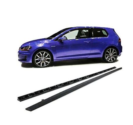 Vw golf 7 gti yan marşbiyel takımı plastik 2012+