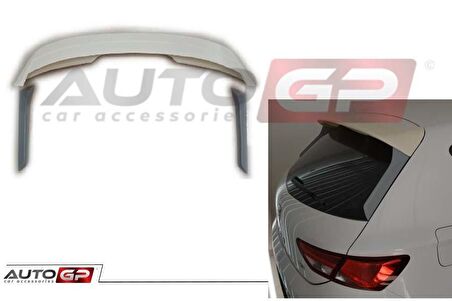 Seat leon bagaj üstü spoiler 3 parça boyasız plastik 2013+