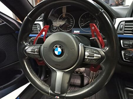 Bmw f30 m direksiyon f1 vites kulakçık paddle shift kırmızı