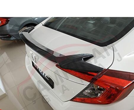 Honda civic fc5 için uygundur bagaj üstü spoiler çıkıntılı 2016+