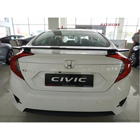 Honda civic fc5 için uygundur bagaj üstü spoiler çıkıntılı 2016+