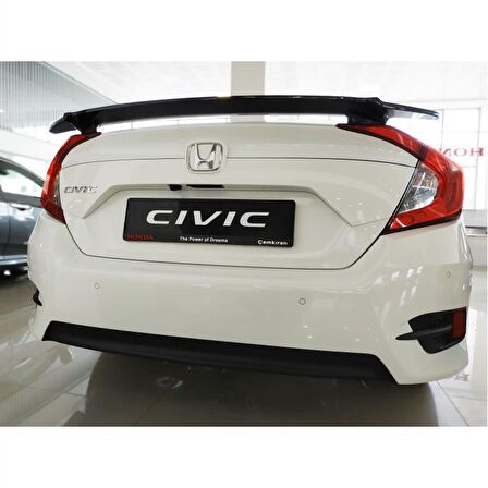 Honda civic fc5 için uygundur bagaj üstü spoiler çıkıntılı 2016+