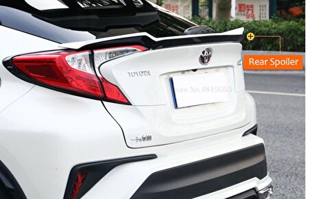 Toyota chr bagaj üstü spoiler boyasız plastik