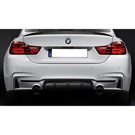 Bmw F32 F33 arka tampon difüzörü 2 çıkış m-performance 4 serisi