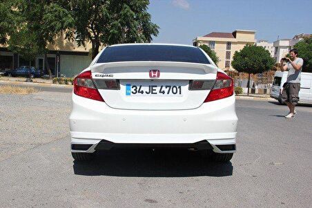 Honda civic fb7 uyumlu bagaj üstü spoiler usa boyalı