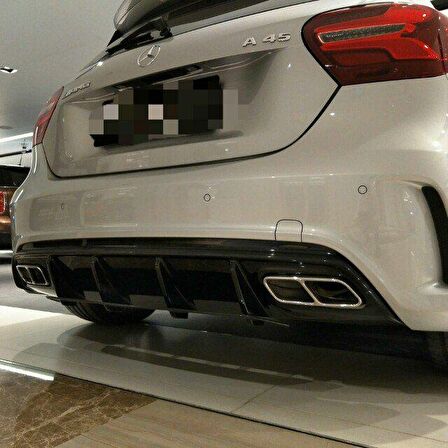 Mercedes w176 a45 amg difüzör ve egzoz uçları 2016+ a serisi