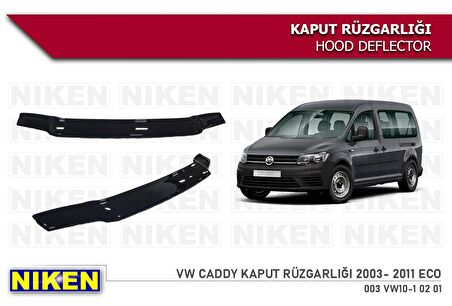 Vw caddy kaput koruma rüzgarlığı 2004+