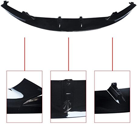 Bmw F22 ön tampon altı lip m-performance pianoblack