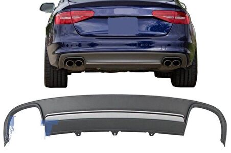 Audi S4 arka tampon difüzörü model 2012 / 2015 b8