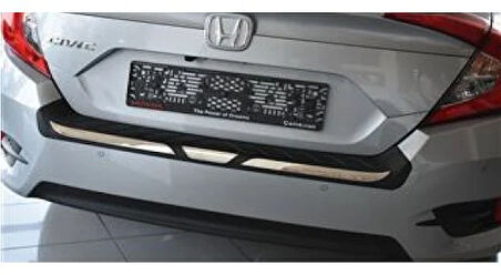 Honda civic fc5 uyumlu arka tampon koruma plastiği kaplama 2016+