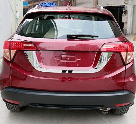 Honda hrv uyumlu arka bagaj kaplaması krom nikelaj plaka altı 2016+ yeni hrv