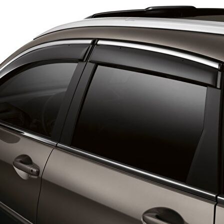 Honda crv uyumlu cam rüzgarlığı krom 2015+