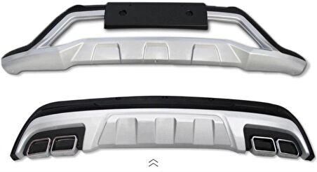 Hyundai tucson ön arka tampon koruması difüzör 2015 / 2017 tüm modeller için
