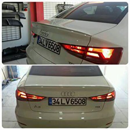 Audi a3 sedan bagaj üstü spoiler 2013+ s3 model