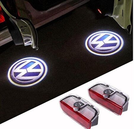 Vw bettle kapı altı ışık lazer led logo hoşgeldin aydınlatma