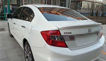 Honda civic fb7 uyumlu bagaj üstü spoiler siyah boyalı 2012 / 2016