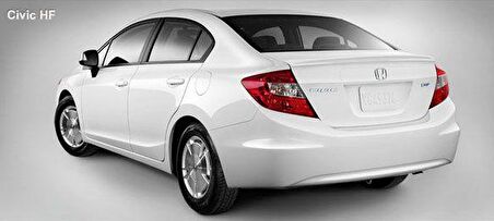 Honda civic fb7 uyumlu bagaj üstü spoiler siyah boyalı 2012 / 2016