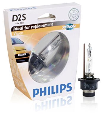 D2S 4600K Xenon Ampulü Philips 85V 35W