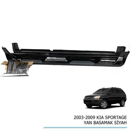 Kia sportage yan basamak marşbiyel koruma siyah 2003 / 2009