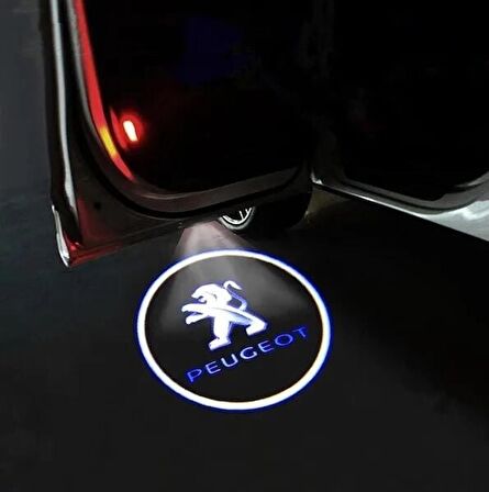 Peugeot 5008 kapı altı ışık lazer led logo hoşgeldin aydınlatması