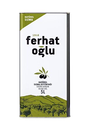 Ferhatoğlu Sızma Zeytinyağı 5 lt Teneke 