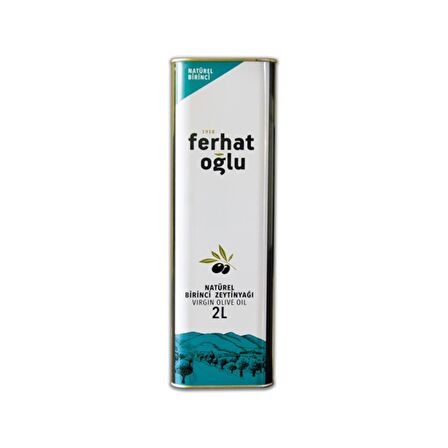 Ferhatoğlu Naturel 1. Zeytinyağı 2 lt Teneke 