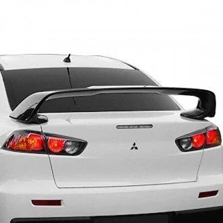 Mitsubishi lancer x evo bagaj üstü spoiler 2009+ yüksek boyasız