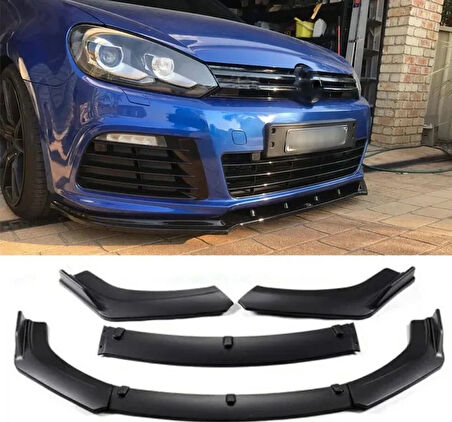 AUTOGP  Vw golf 6 R ön tampon altı lip 3 parça kulaklı