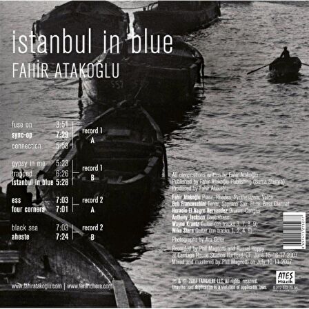 Fahir Atakoğlu- İstanbul in Blue180 gr (2 Plak)  