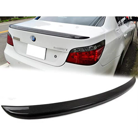 AUTOGP  Bmw E60 m5 bagaj üstü spoiler siyah boyalı plastik boyalı 2003 / 2009