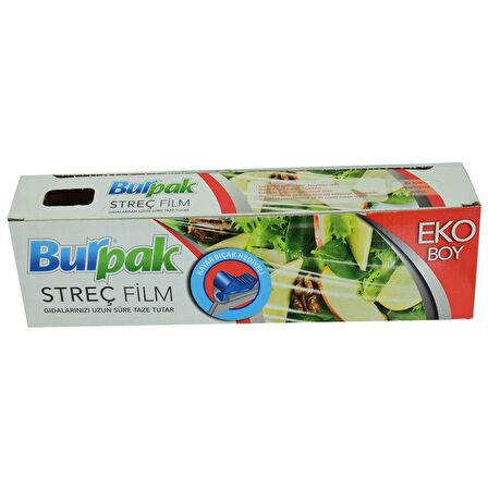 Burpak Bıçaklı 9.5 Mikron 165 m Ev Streç Film