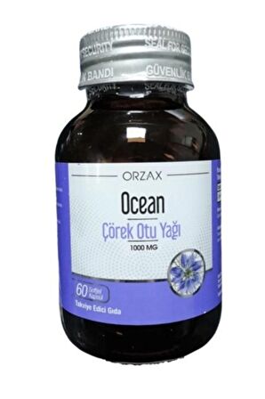 Ocean Çörek Otu Yağı 1000 mg 60 Kapsül