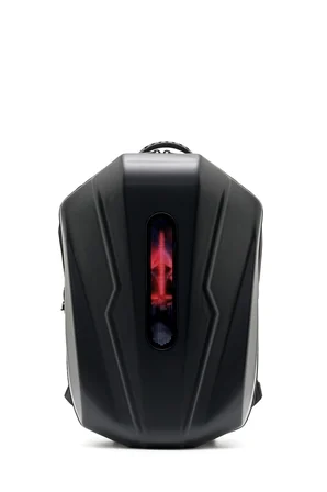 Missidea  Jarmend  Siyah Neon LED Ekranlı Akıllı Sırt Çantası Sert Kabuk Kask Bölmeli