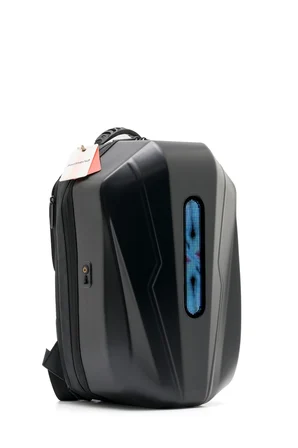 Missidea  Jarmend  Siyah Neon LED Ekranlı Akıllı Sırt Çantası Sert Kabuk Kask Bölmeli