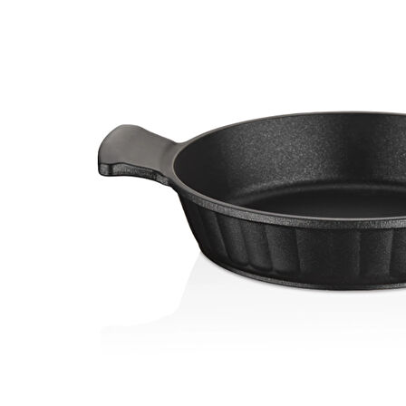 Amboss Kuvars 2 Parça Döküm Titanyum Kaplama Sahan Seti 18-20 cm
