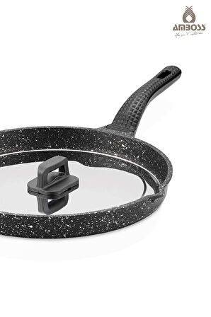 Döküm Granit Kapaklı Balık Tavası 34 cm
