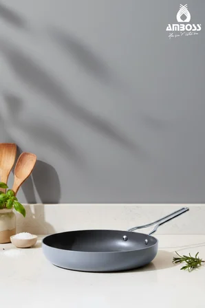 sera nova doğal seramik tava 32 cm 3,2 litre – gri