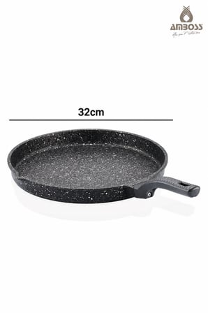 Döküm Granit Kapaklı Balık Tavası 32 cm