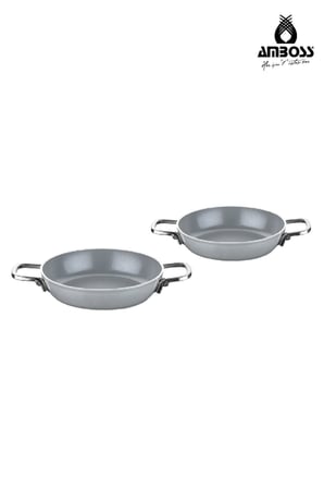Sera Nova Bello 2 Parça Seramik Sahan Seti 20-22 cm – Gri