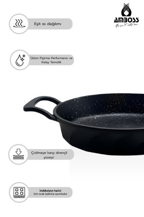 Valencia 2 Parça Döküm 26 cm Tava 20 cm Sahan Seti