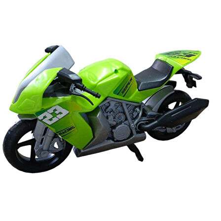 Moto Racing Yarış Motoru  29 cm Yeşil